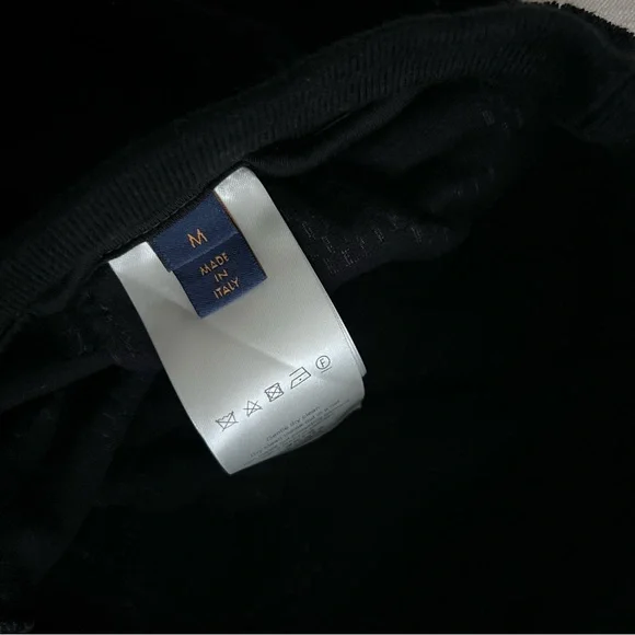 Louis Vuitton Men’s Terry Monogram Embossed Towel Shorts BlackUS Medium